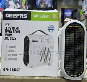 Geepas Portable Fan Heater, Model Gfh28547