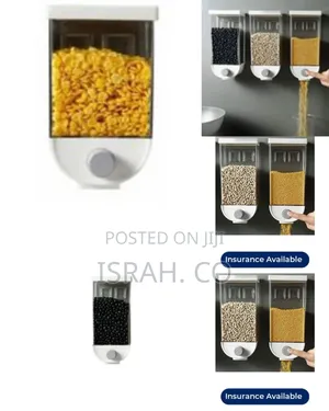 Wall-Mounted Cereal Dispenser,Food Storage Container Organizer