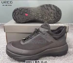 Classic Men Ecco Elastic Lace Water Proof Hiking Sneakers In Stock