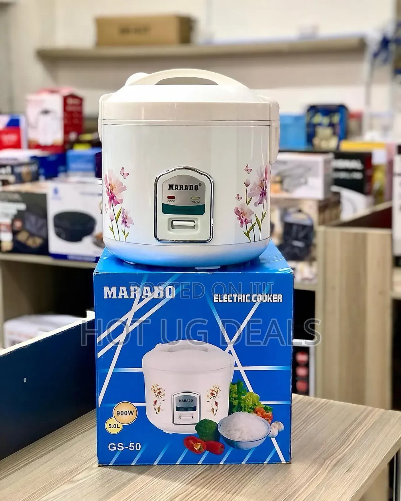 Marado Electric Rice Cooker - 5litres- White