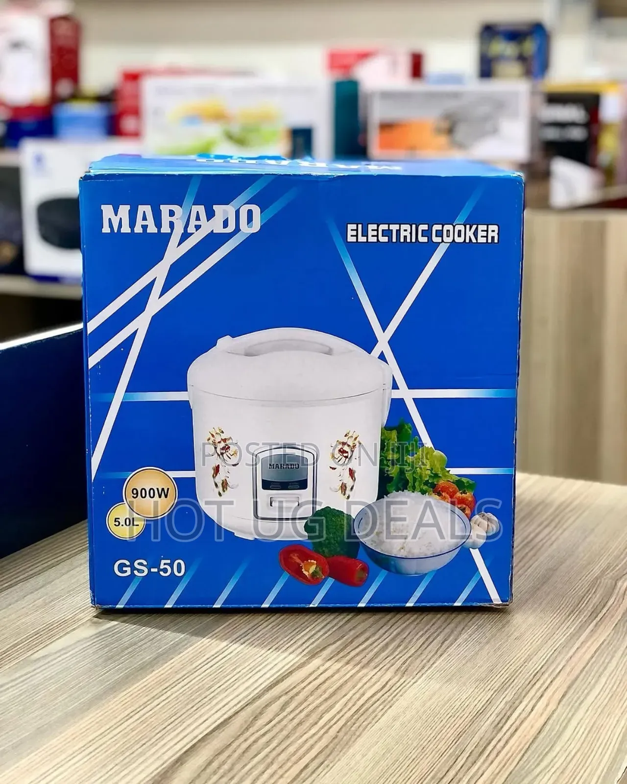 Marado Electric Rice Cooker - 5litres- White