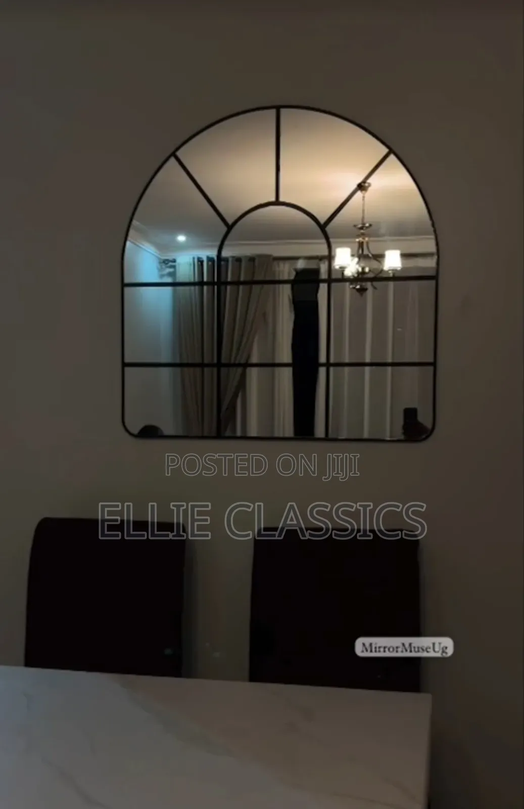 Half Oval Dico Mirror