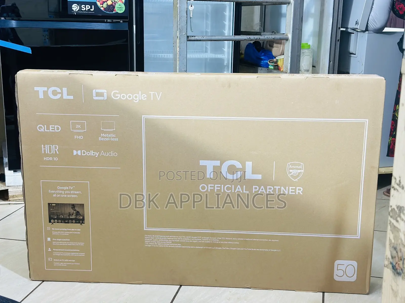 TCL 50-Inch Google Tv (Qled, Uhd) Available