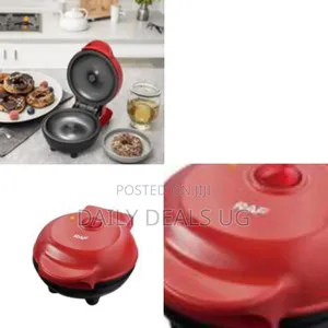 A Red Raf Mini Waffle Maker