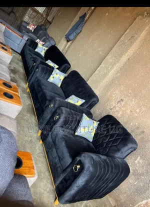 Black 6seater Sofa