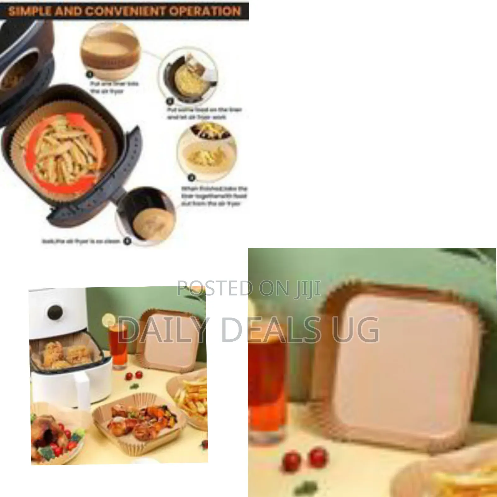 Disposable Air Fryer Paper Liners