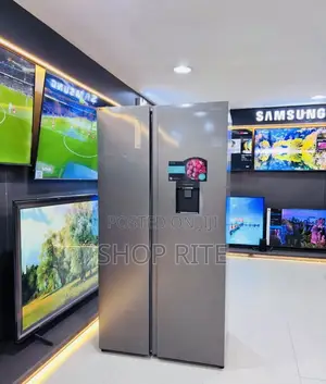 Hisense 750 Liters Side by Side Refrigerator Silver Available