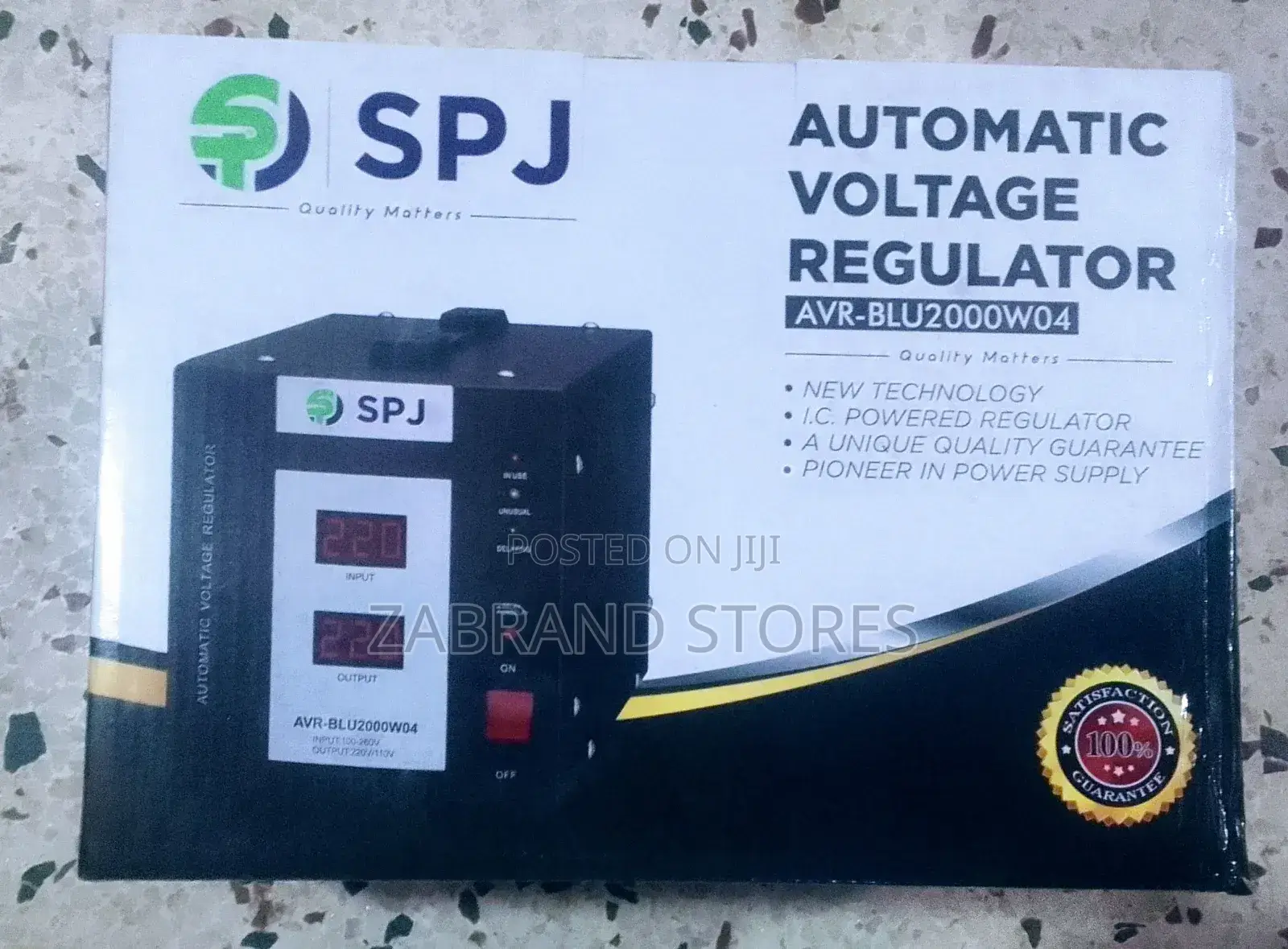 SPJ Automatic Voltage Regulator 2000w