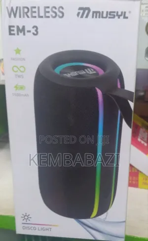 Musyl Em-3 Portable Bluetooth Speaker.