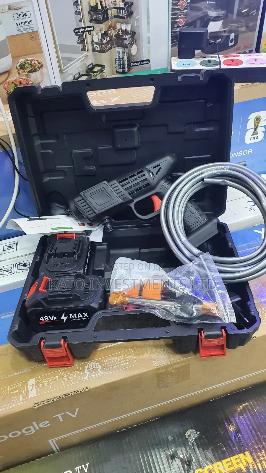 Double Battrey Pressure Jet Car Washer