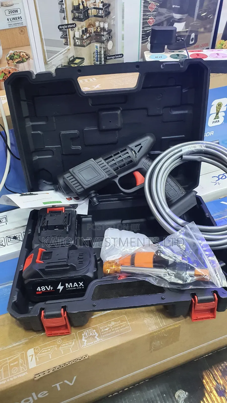 Double Battrey Pressure Jet Car Washer