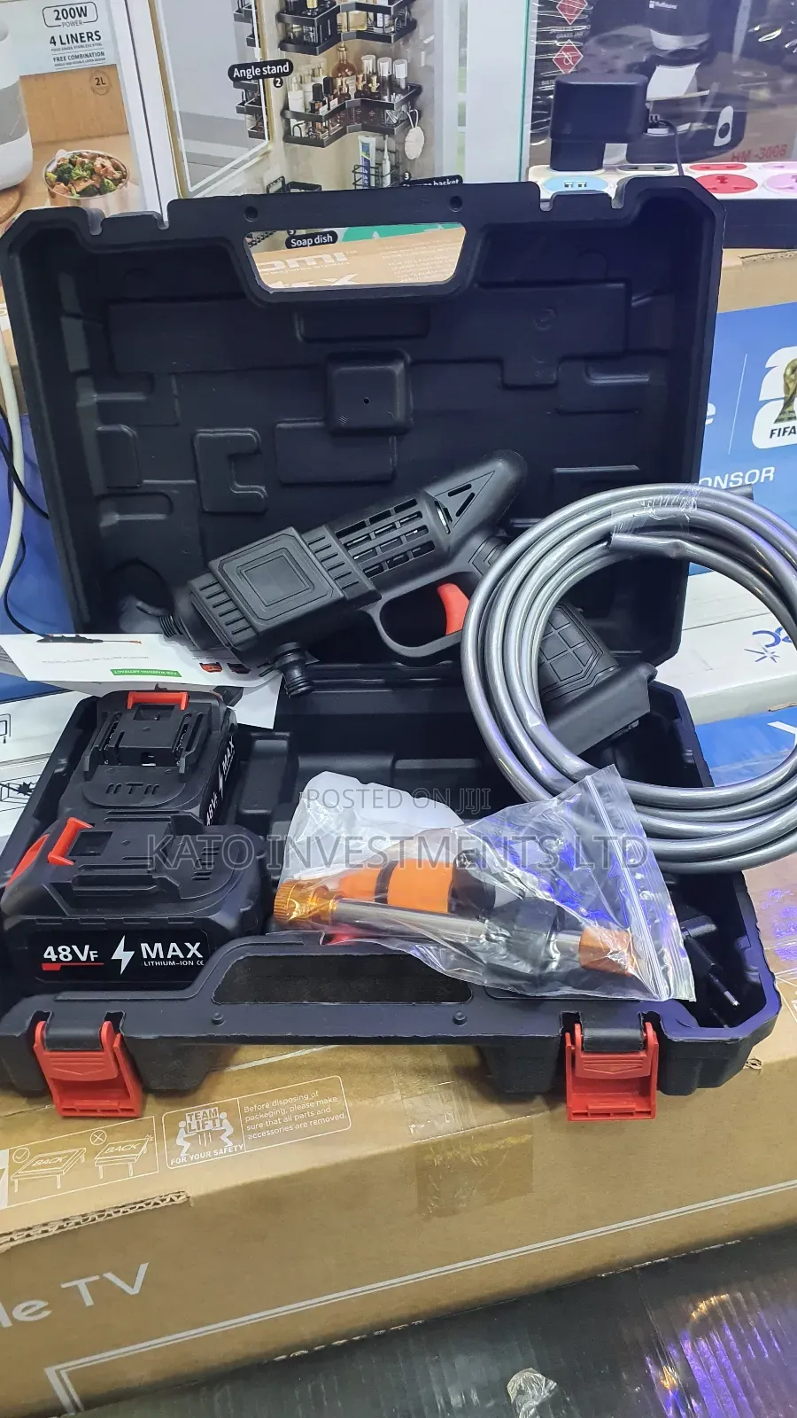 Double Battrey Pressure Jet Car Washer
