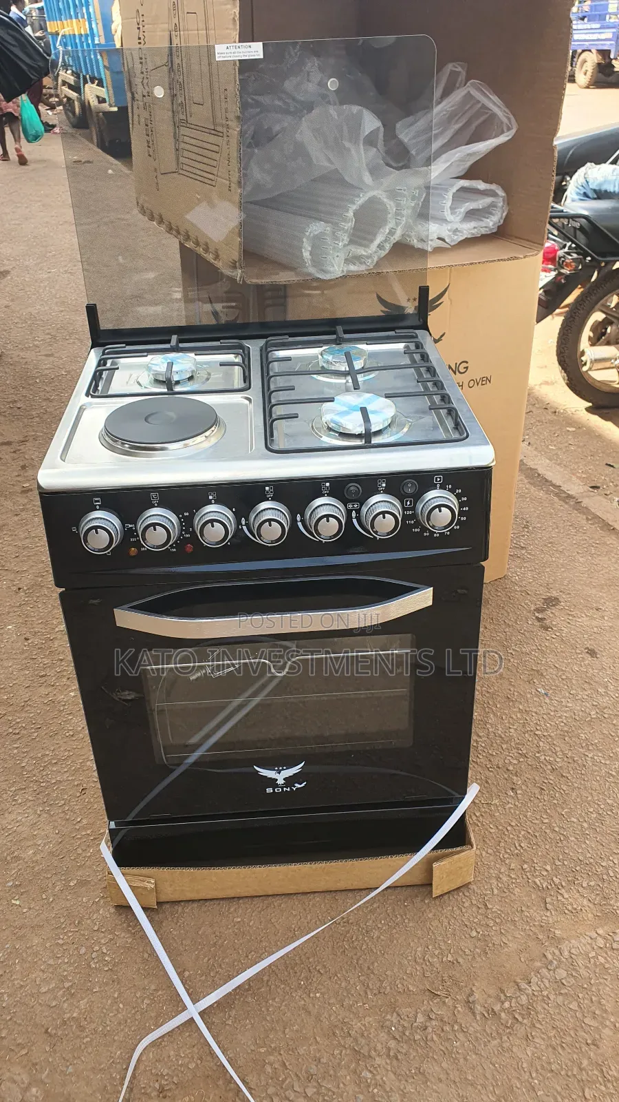 60 by 50 Sony Free Standing Gas Cooker With Oven 3*1
