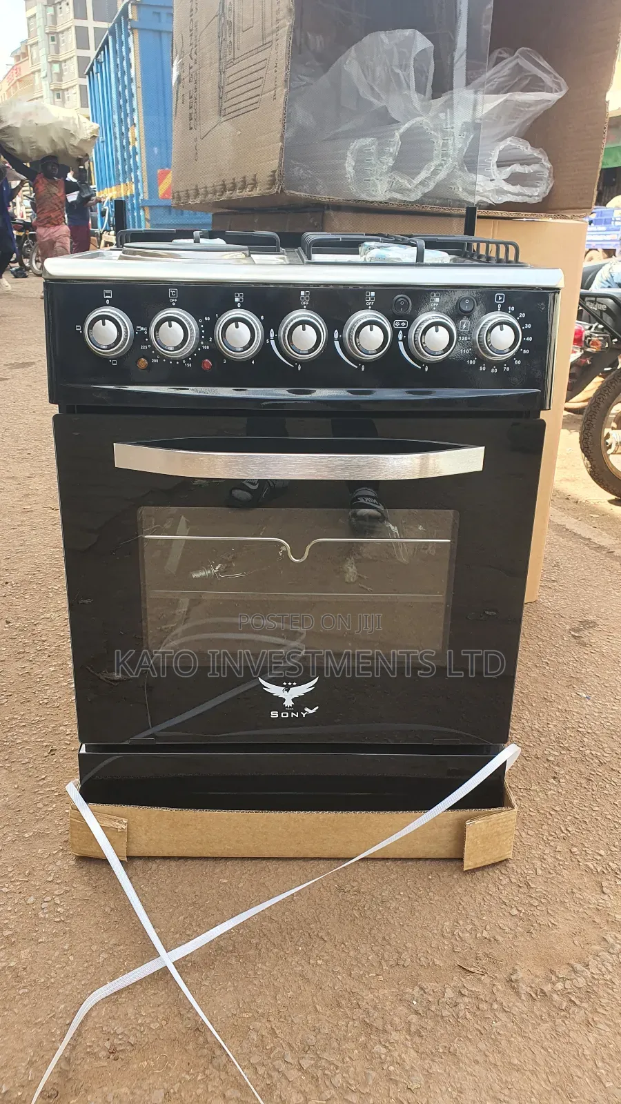 60 by 50 Sony Free Standing Gas Cooker With Oven 3*1