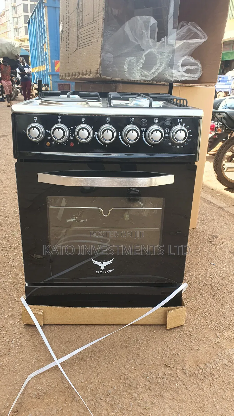 60 by 50 Sony Free Standing Gas Cooker With Oven 3*1