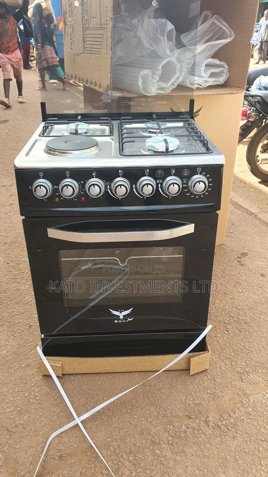 60 by 50 Sony Free Standing Gas Cooker With Oven 3*1