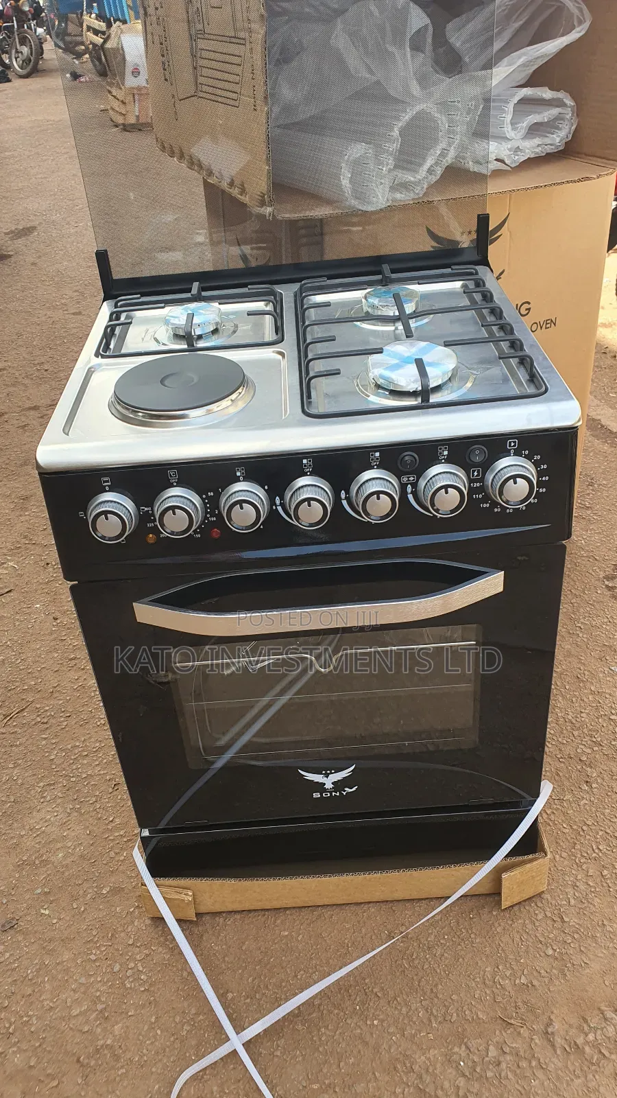60 by 50 Sony Free Standing Gas Cooker With Oven 3*1