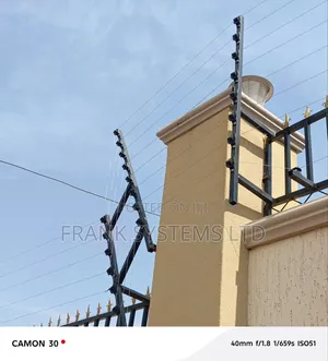 Electric Fence On Modern Houses