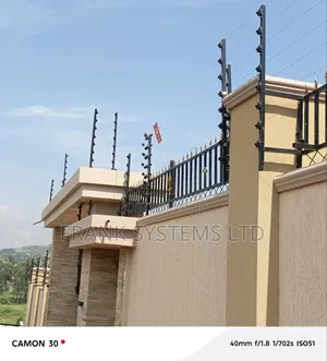 Electric Fence On Modern Houses