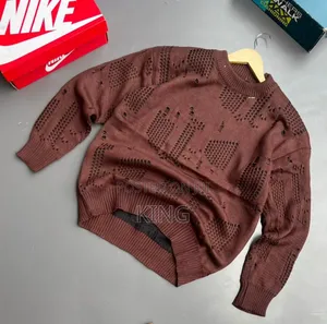 Brown , Cream, Grey, Maroon Knit Sweater