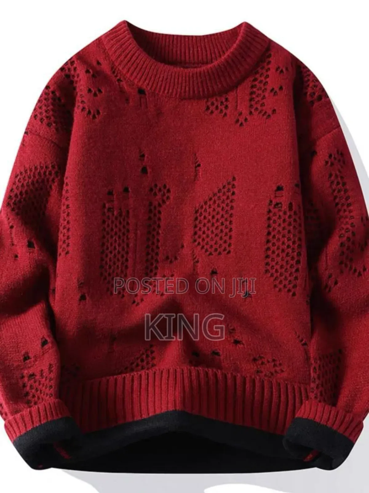 Brown , Cream, Grey, Maroon Knit Sweater