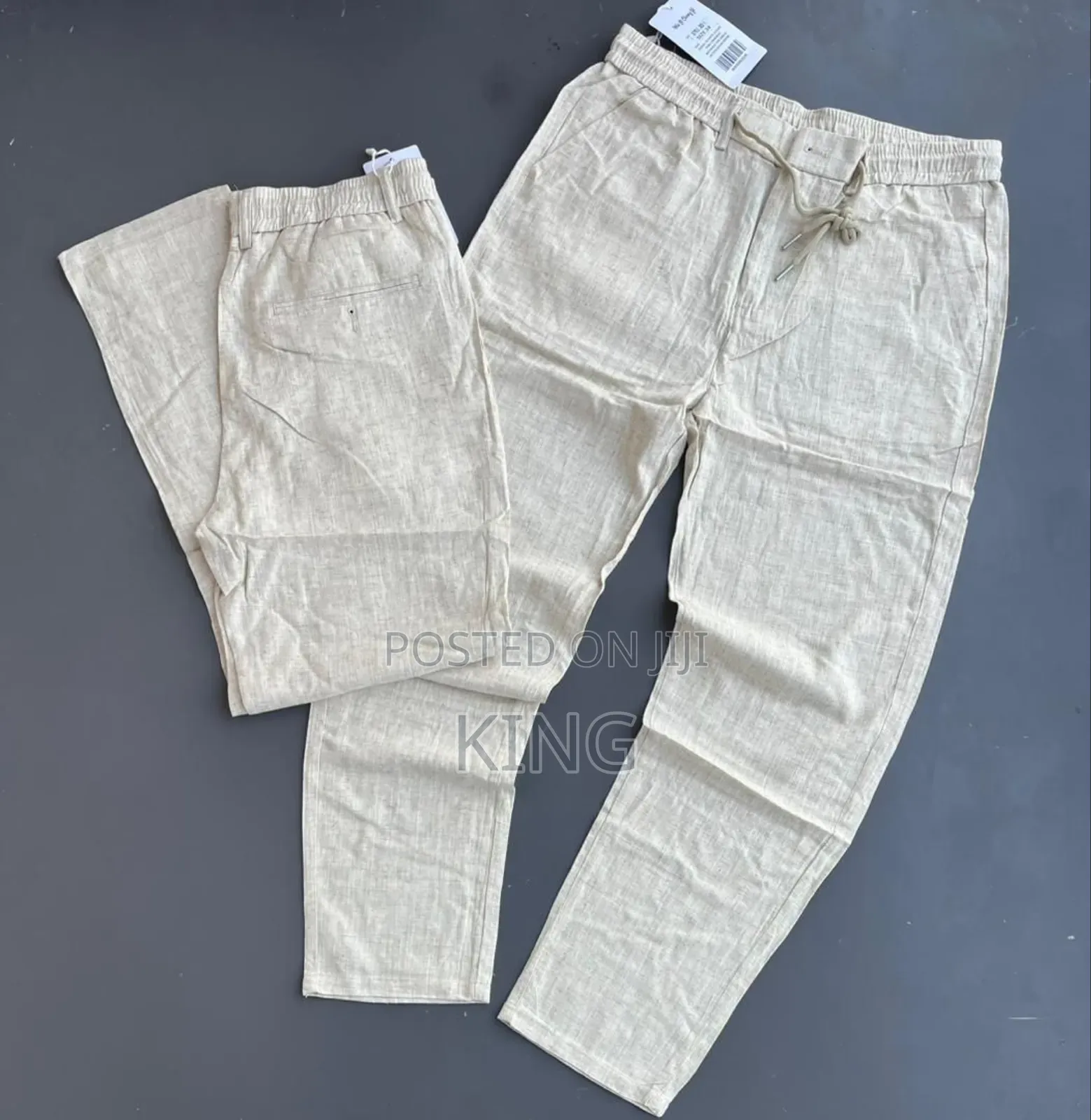 Men's Linen Pants. Premium Linen Fabric Trousers