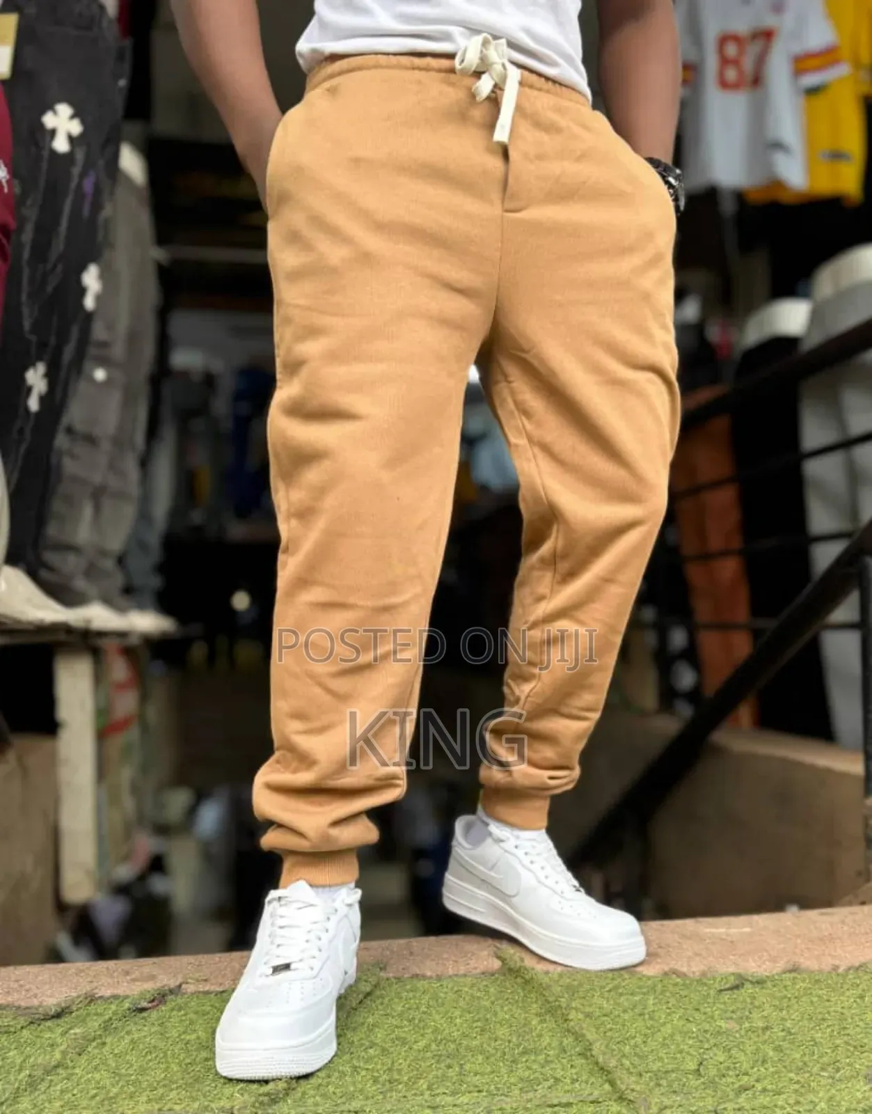 Men's Cargo Jogger Cargo Pants .