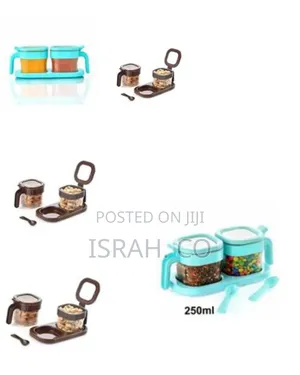 Multipurpose Plastic 2 in 1 Masala Box Transparent Plastic
