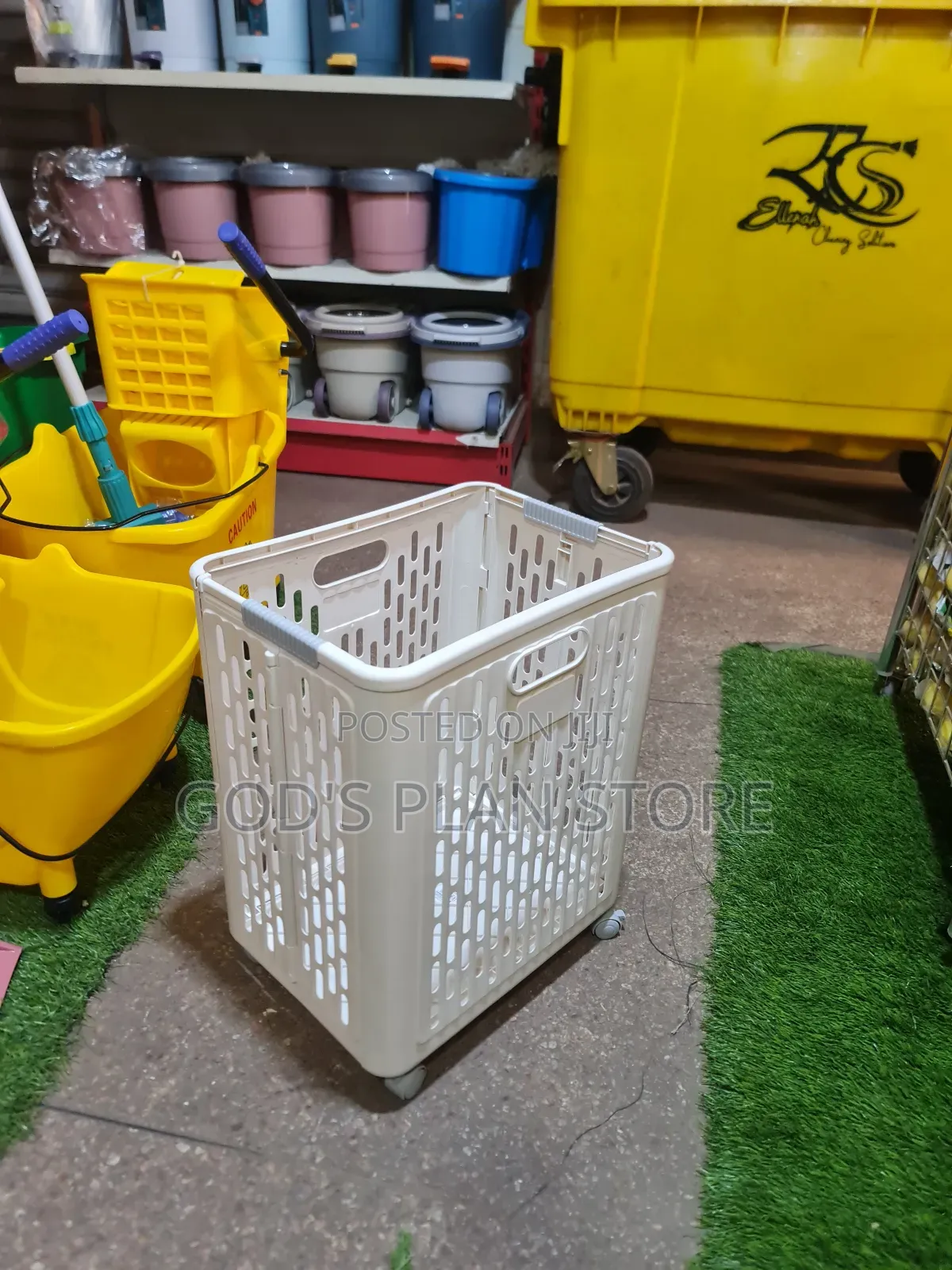 Foldable Rolling Loundary Storage Basket