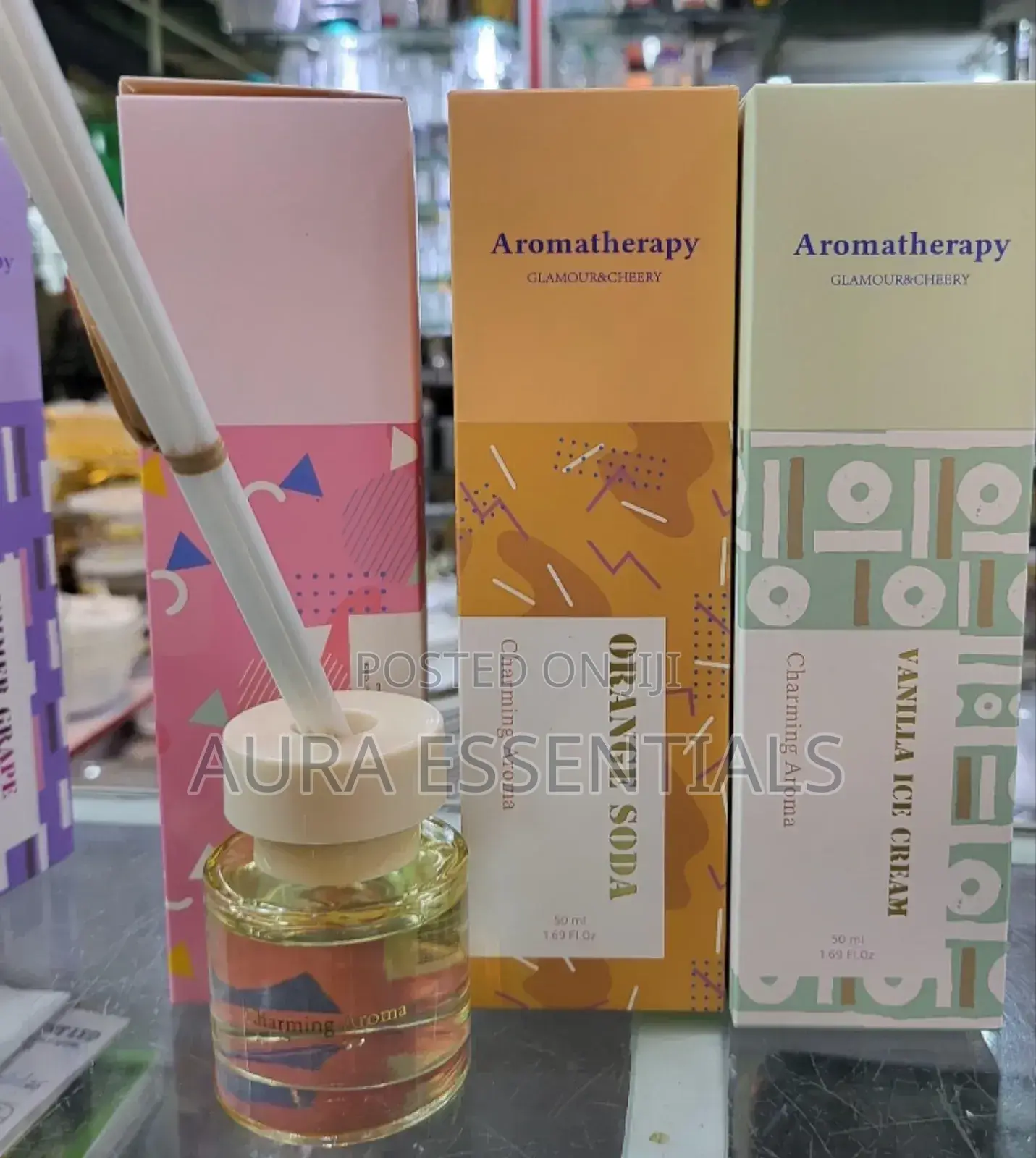 Glamour Cheery Aromatherapy Reed Diffuser Set