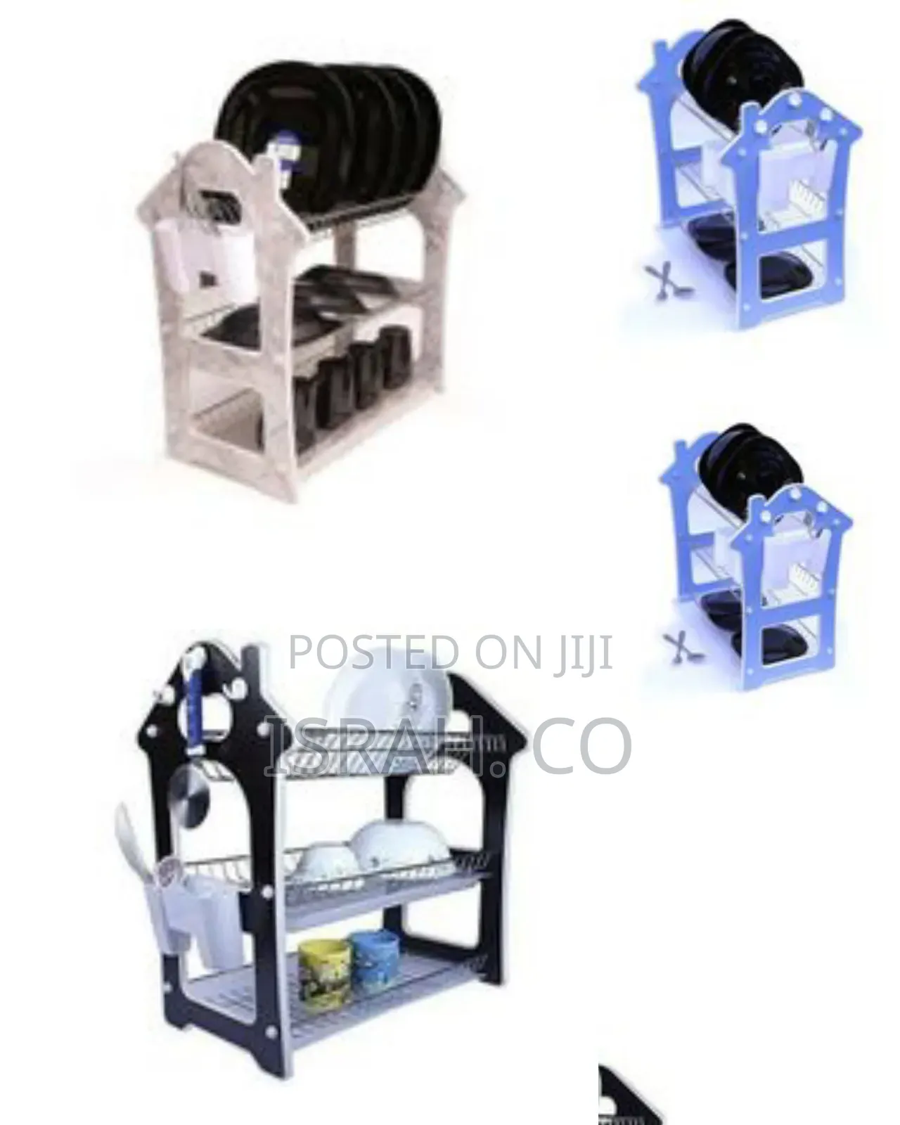 3 Tier Plates Drying Cups Dish Draining Rack Storage Organizer