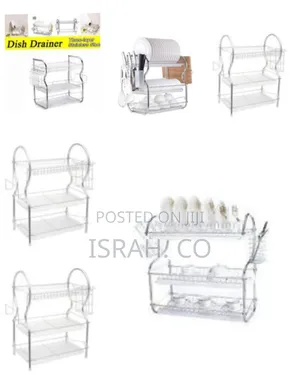 3 Tier Stainless Steel Dish Drainer Rack