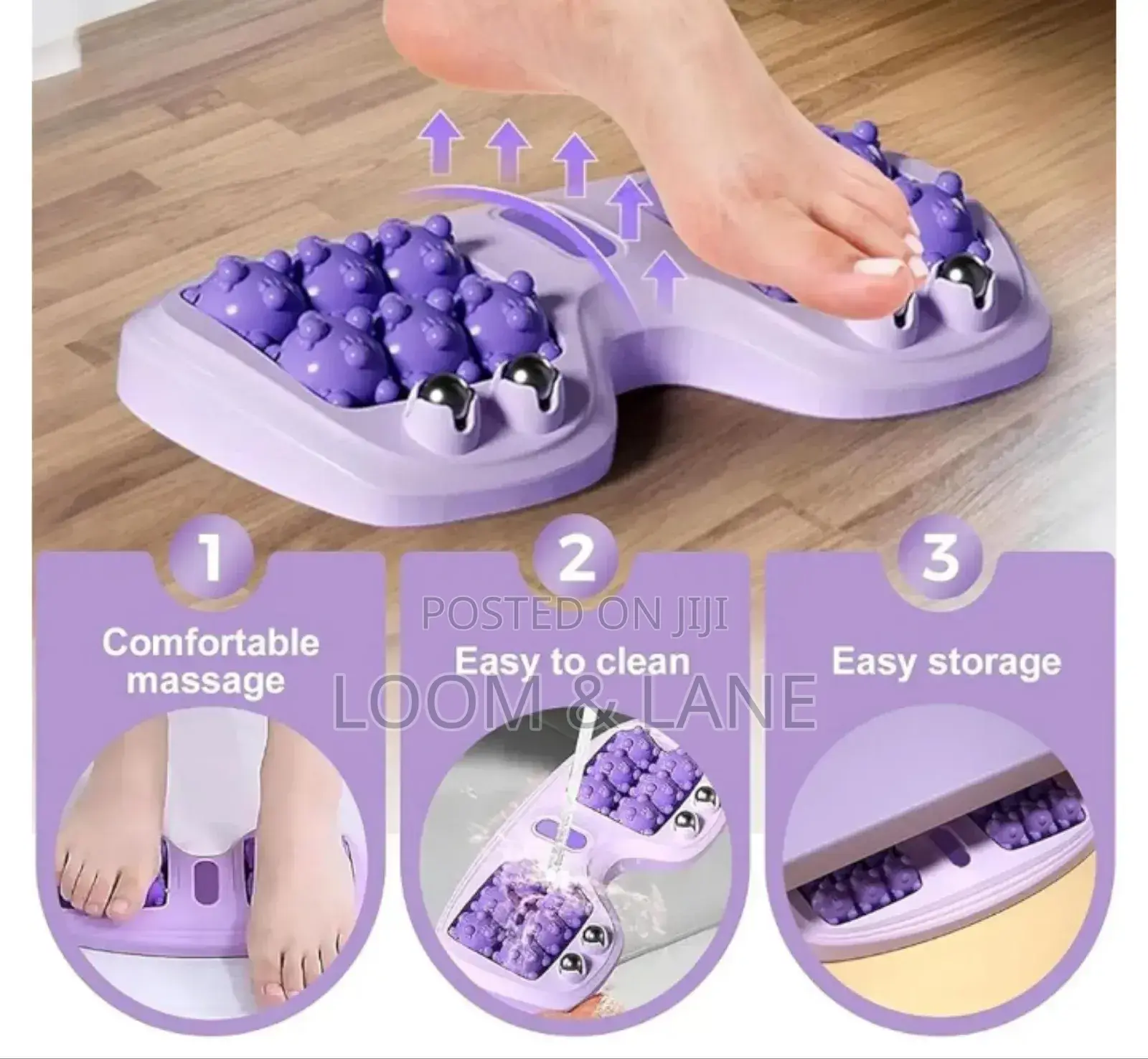 Portable Dual Foot Massage Roller
