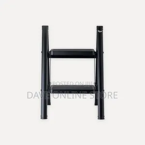 Folding Steel Stool With 2 Steps