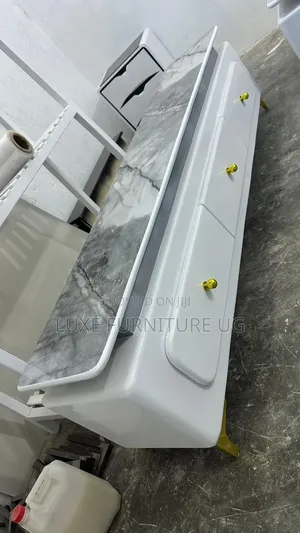 Flat Tv Stand/Marble Topped