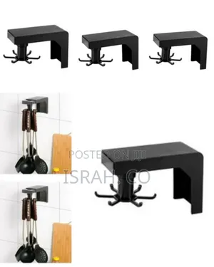 Wall Mounted Utensil Holder Organizer,360 Degree Rotating Hanger,