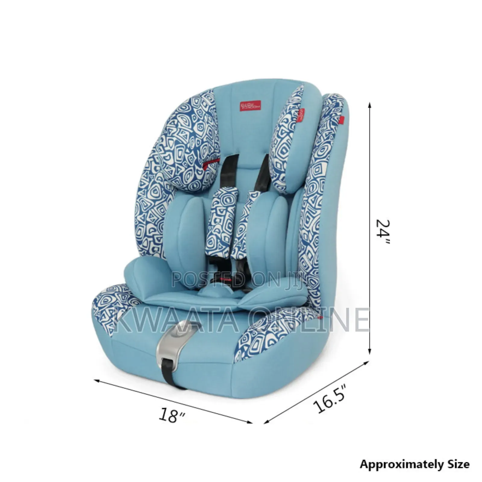 All-in-One
Baby Soft Car Seat Adjustable Backrest, 1 to 3 Years