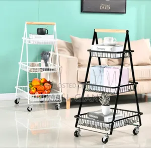3-tier Multipurpose Rolling Sorage Trolley
