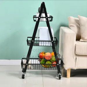 3-tier Multipurpose Rolling Sorage Trolley