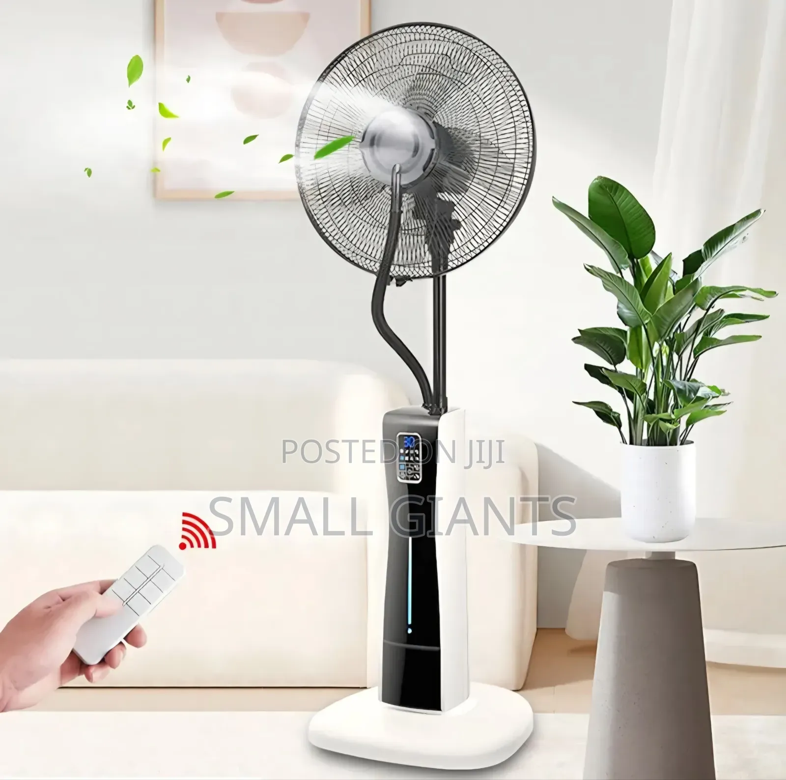 Oscillating Pedestal Fan With Mist