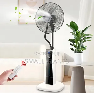 Oscillating Pedestal Fan With Mist