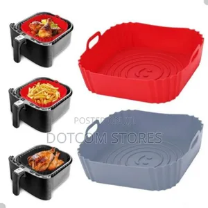 Square Reusable Silicone Air Fryer Liners