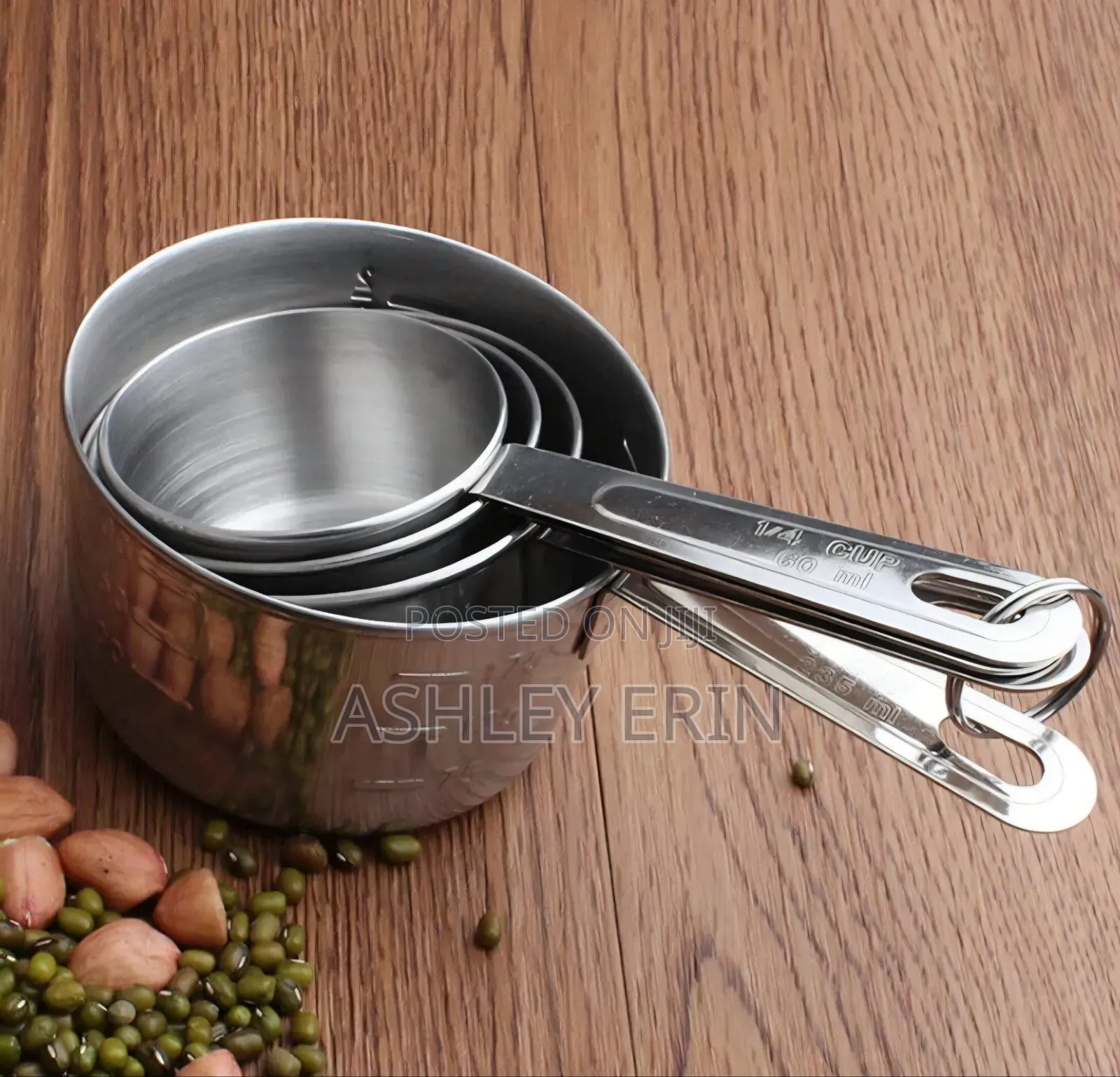 4pcs Stainless Steel Measuring Cups