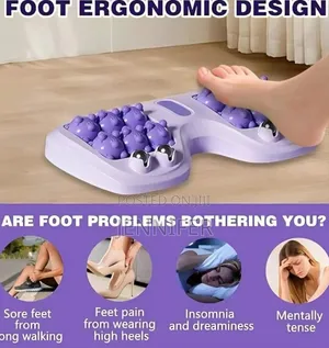 Portable Dual Foot Massage Roller.