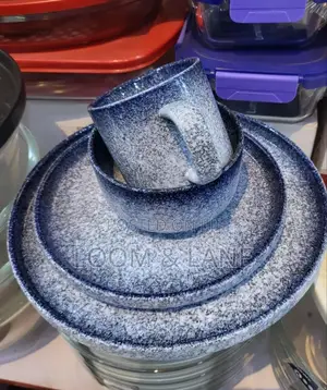24-Piece Crafted Ceramic Dinner Set