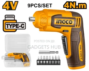 Ingco Tools Ingco Electric Screwdriver Cordless Screwdriver 4v Set