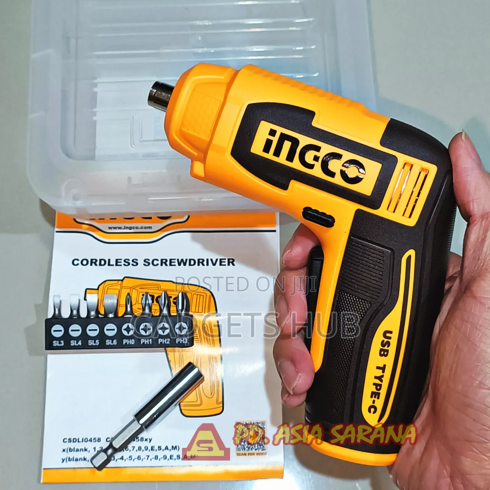 Ingco Tools Ingco Electric Screwdriver Cordless Screwdriver 4v Set