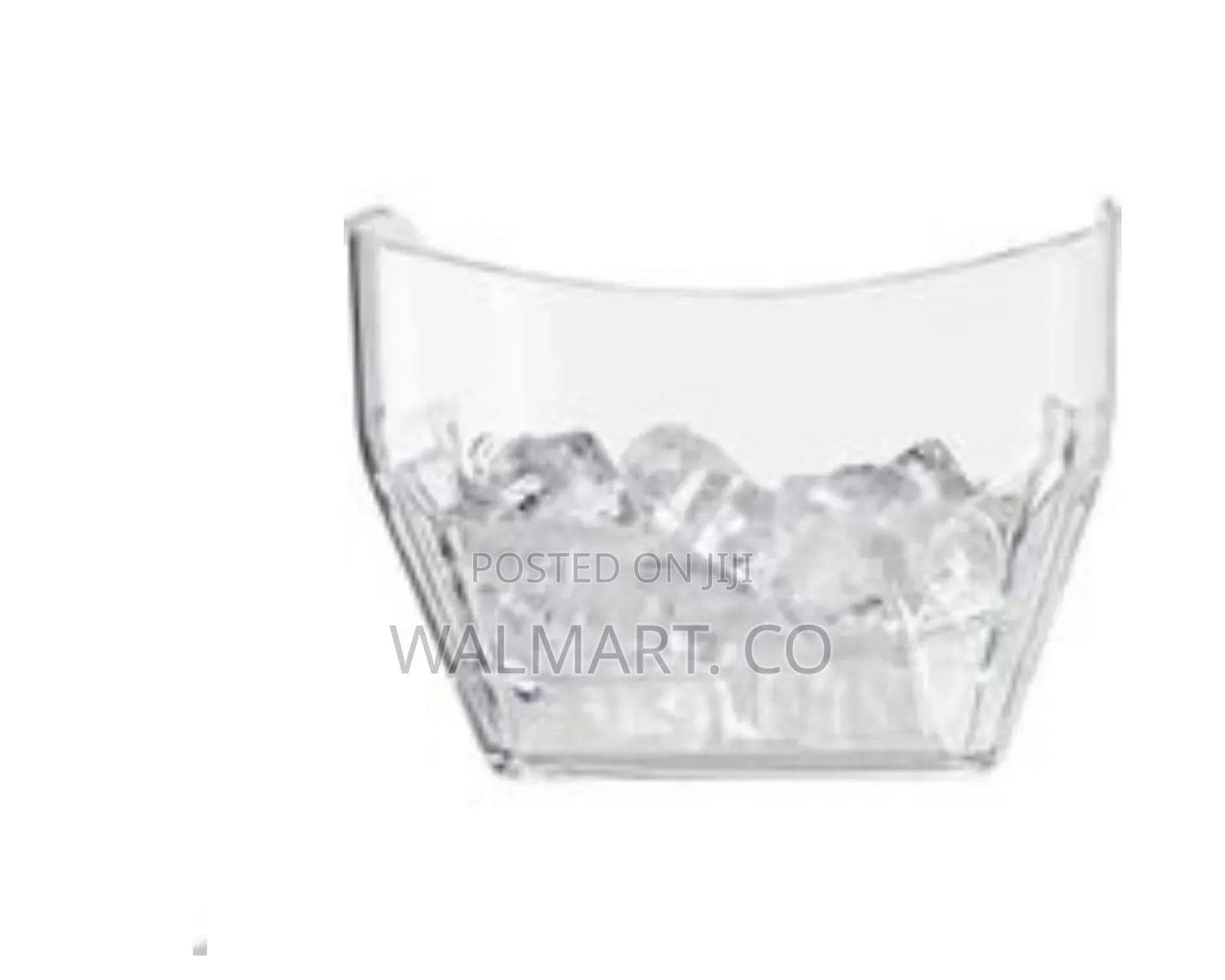 Elegant Clear Beverage Chiller Serving Tub Clear