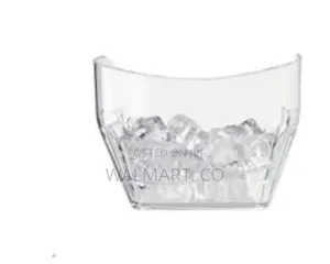 Elegant Clear Beverage Chiller Serving Tub Clear