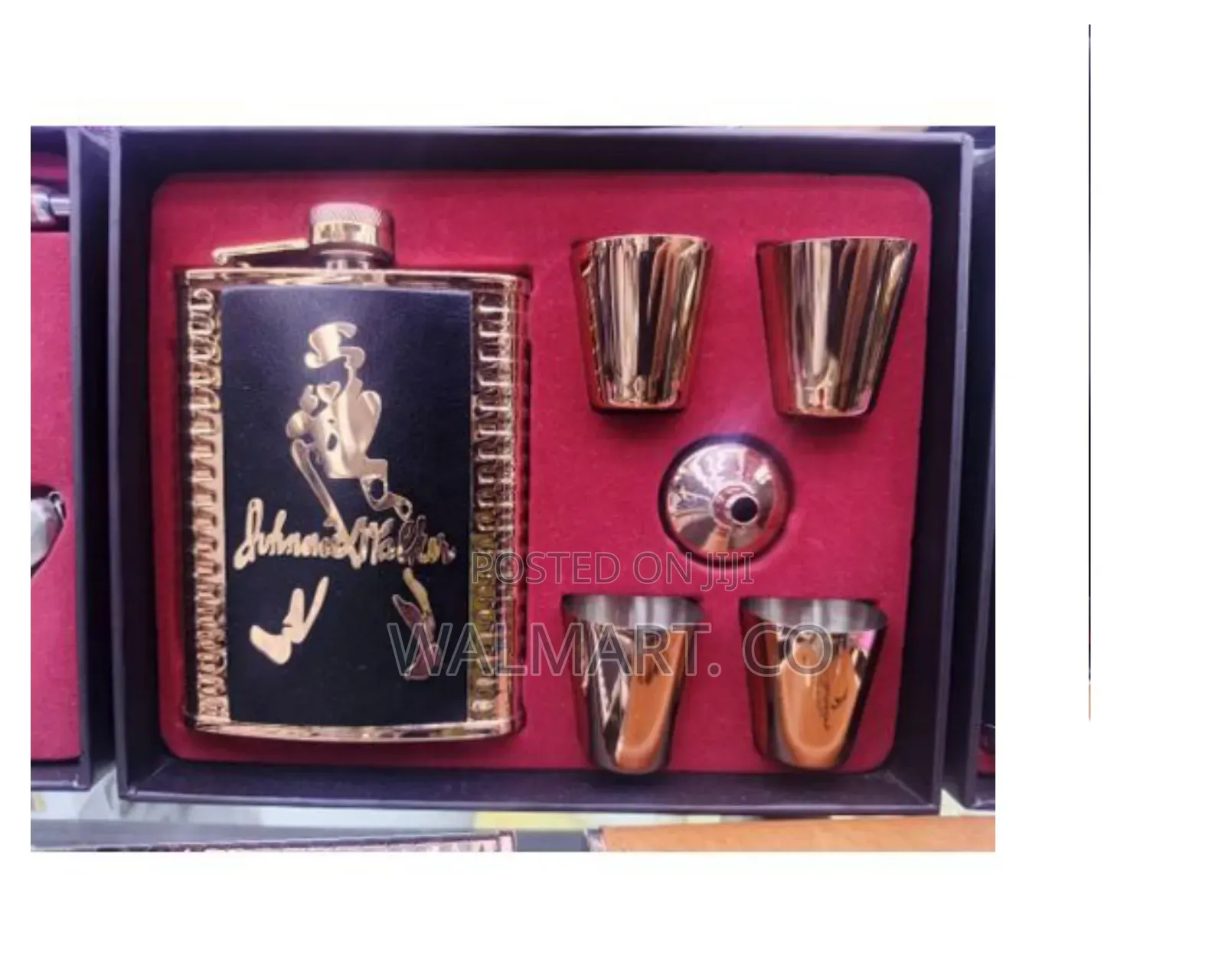 Premium Hip Flask Gift Set With Shot Glasses and Funnel